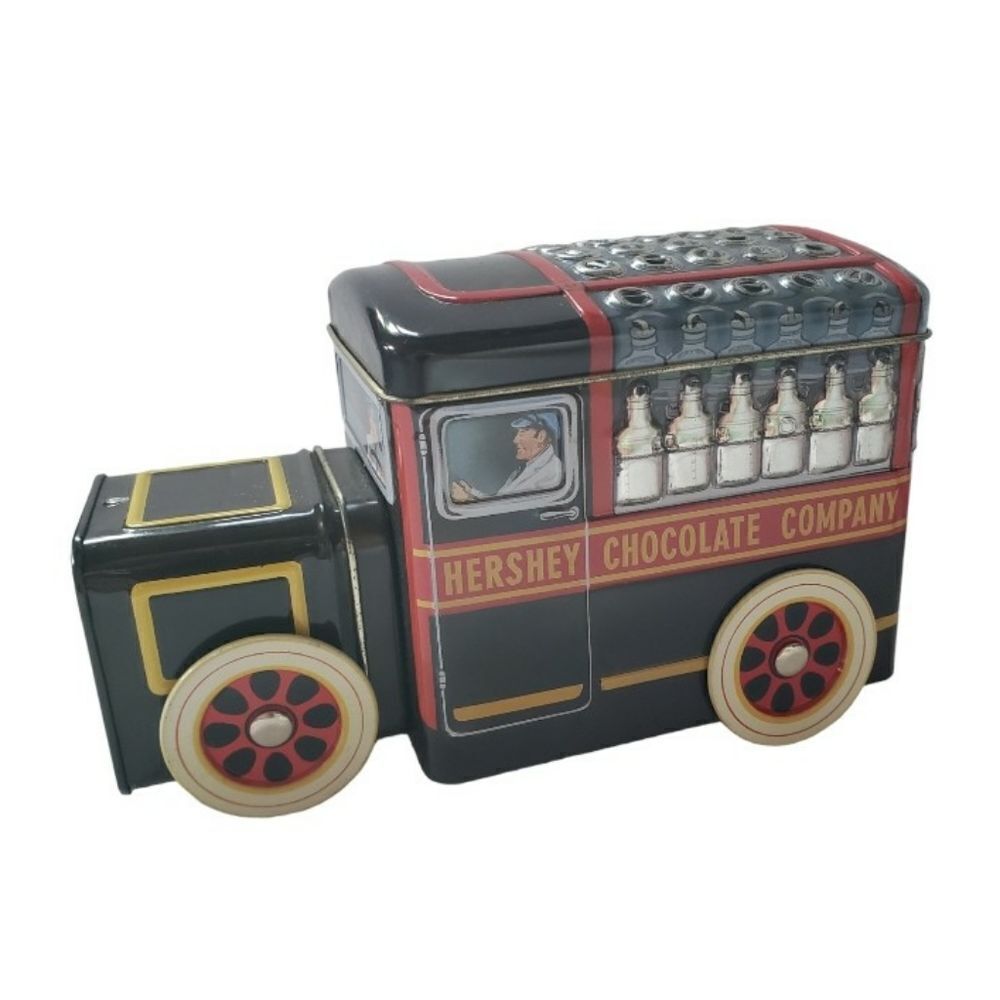 Hershey Tin Truck Canister